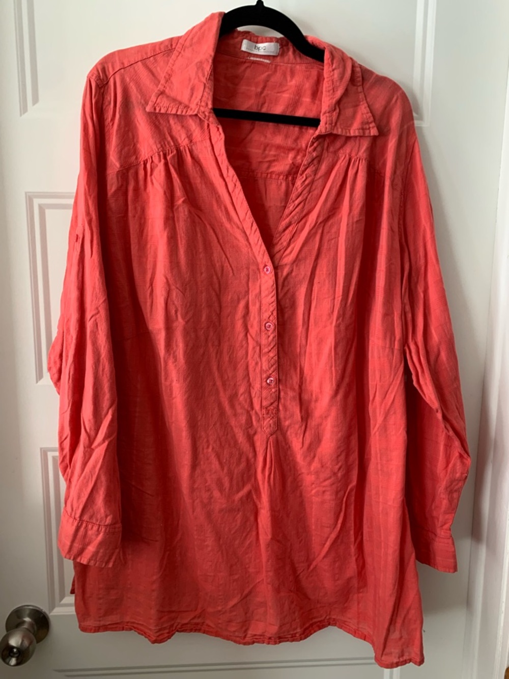 bpc Coral Button-Front Women's blouse